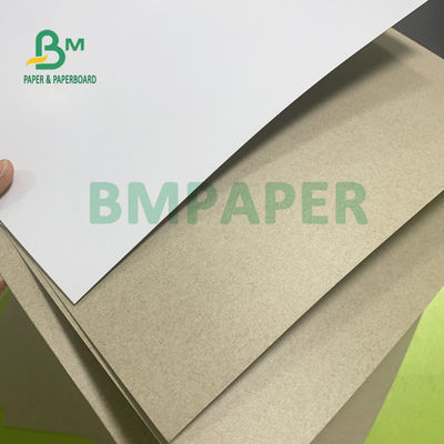 Clay Coated Duplex Grey Back Board 200gsm 230gsm Kekakuan Tinggi Satu Sisi Dilapisi