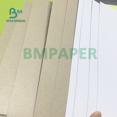 Clay Coated Duplex Grey Back Board 200gsm 230gsm Kekakuan Tinggi Satu Sisi Dilapisi