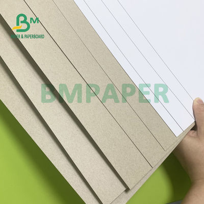 Clay Coated Duplex Grey Back Board 200gsm 230gsm Kekakuan Tinggi Satu Sisi Dilapisi