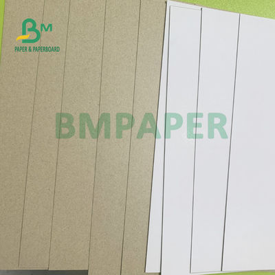 Clay Coated Duplex Grey Back Board 200gsm 230gsm Kekakuan Tinggi Satu Sisi Dilapisi