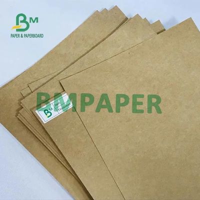 Kertas Papan Kraft Coklat Dilapisi PE Untuk Papan Wadah Makanan 300g + 15g PE
