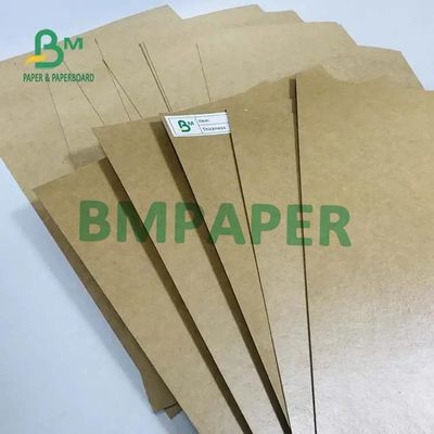 Kertas Papan Kraft Coklat Dilapisi PE Untuk Papan Wadah Makanan 300g + 15g PE
