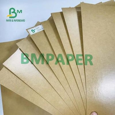 Kertas Papan Kraft Coklat Dilapisi PE Untuk Papan Wadah Makanan 300g + 15g PE
