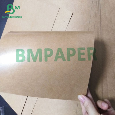 Kertas Stok Piala Dilapisi PE Tunggal, Kertas Kraft Coklat 70g + 15g PE Kualitas makanan
