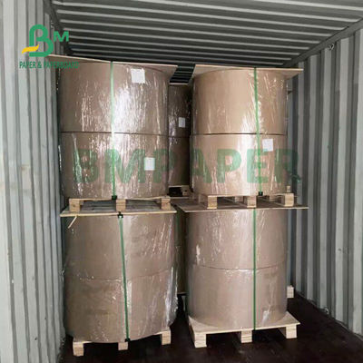Gulungan Kertas Termal Putih Permukaan Halus 77gsm 80gsm Untuk Label Logistik