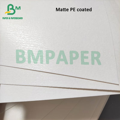 230g + 15g PE Coated Cup Stock Paper Putih Untuk Bahan Piala Kemampuan Bentuk Yang Sangat Baik