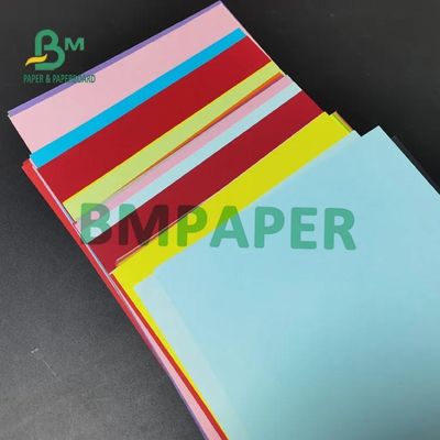 Lembar Papan Kertas Bristol Berwarna-warni 180gsm 200gsm Untuk Bahan Kerajinan
