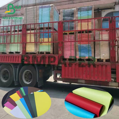 Lembar Papan Kertas Bristol Berwarna-warni 180gsm 200gsm Untuk Bahan Kerajinan