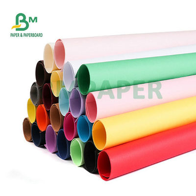 Woodfree Bristol Craft Paper Sheet Uncoated Colorful Untuk DIY