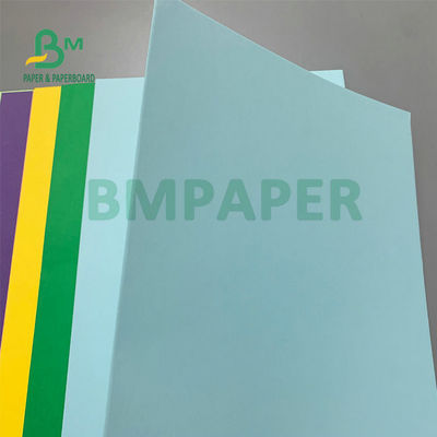 Woodfree Bristol Craft Paper Sheet Uncoated Colorful Untuk DIY