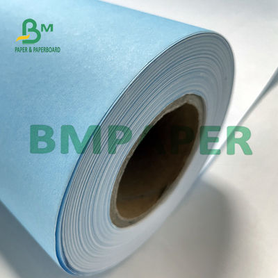 Kertas Plotter 20LB Biru Satu Sisi Dengan Bahan Pulp Kayu Mentah Untuk Penggunaan Sehari-hari