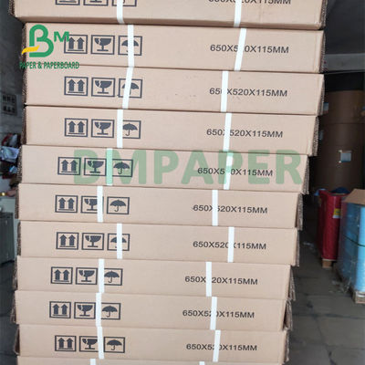 914mm X 100m 20lb Inkjet Bond Paper Dua Sisi Putih Untuk Penggambaran Desain