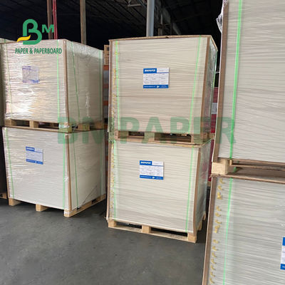 325gsm Uniform White Coated Kraft Back Paper Untuk Kemasan Roti 70 X 100cm