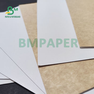 325gsm Uniform White Coated Kraft Back Paper Untuk Kemasan Roti 70 X 100cm
