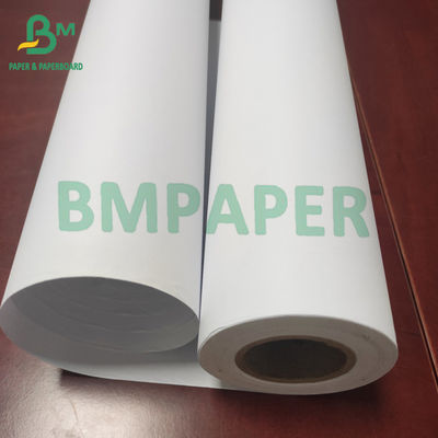 24&quot; X 150' 20lb CAD Uncoated Plotter Paper Warna Putih Terang Untuk Teknik