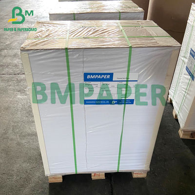 Papan Kertas Stok Cangkir Putih Disesuaikan Dengan 1 PE 2 PE Dilapisi Tidak Dilapisi