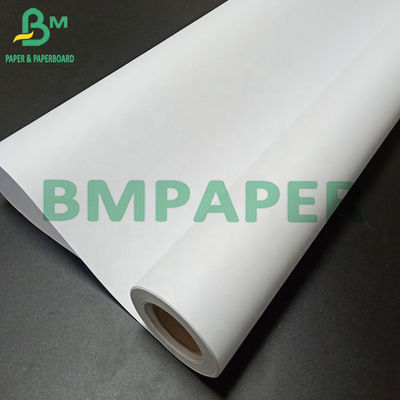 24 &quot;X 500ft CAD Plotter Paper Roll, Kertas Ikatan Inkjet Untuk Industri Garmen