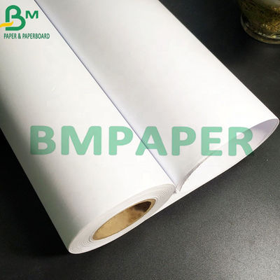 24 &quot;X 500ft CAD Plotter Paper Roll, Kertas Ikatan Inkjet Untuk Industri Garmen