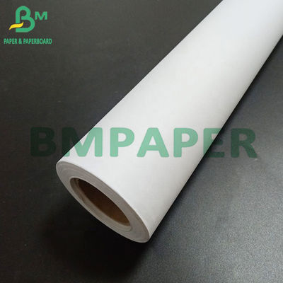 24 &quot;X 500ft CAD Plotter Paper Roll, Kertas Ikatan Inkjet Untuk Industri Garmen