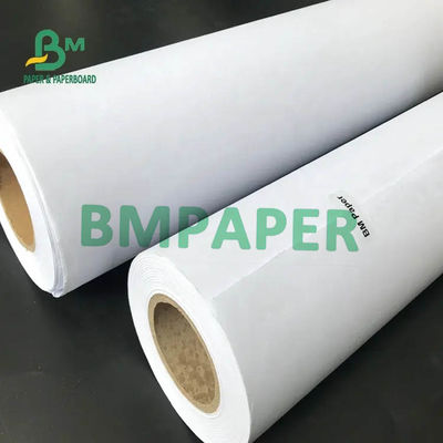 OEM ODM White Plotter Paper Roll Uncoated 60gram 80gram 100gram Untuk Pabrik Garmen