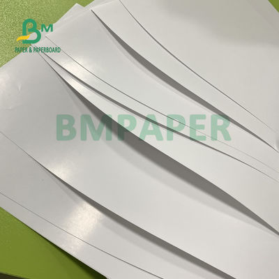Virgin Wood Pulp Kertas Gloss Sutra Sisi Ganda Dilapisi 140gsm 150gsm Untuk Penutup Pencetakan