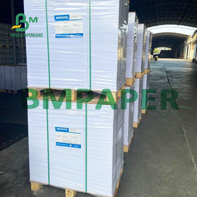 Matte White C2S Glossy Paper 120g 635 X 965mm Untuk Kartu Ucapan