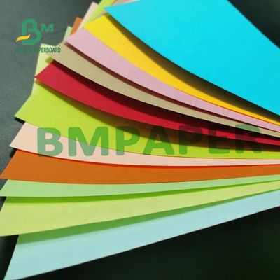 Kertas Kerajinan Warna-warni Sisi Ganda, Lembar Kertas Origami Kekakuan Tinggi 80g 180g