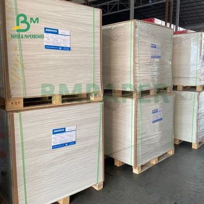 250gsm 300gsm C1S Kraft Back Coated Duplex Board Untuk Salad Box Food Safe
