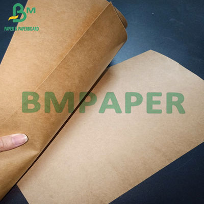 140g + 15g Satu Sisi Lapisan PE Kualitas makanan Brown Kraft Papel Untuk Kemasan Makanan