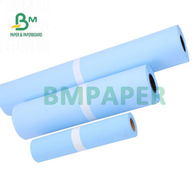 80gsm Skyblue Double Side Plotter Paper Untuk Gambar Grafis 20'' x 50yards