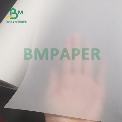80gsm Gulung Kertas Kalkir Putih Tembus Untuk Lukisan Sketsa 20'' x 50 yard