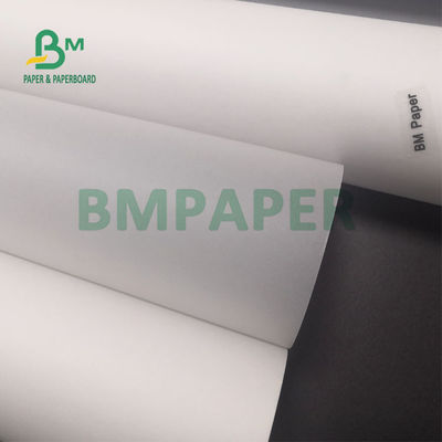 80gsm Gulung Kertas Kalkir Putih Tembus Untuk Lukisan Sketsa 20'' x 50 yard