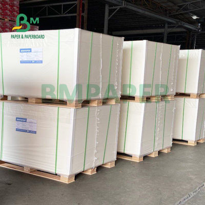 Kualitas makanan White Food Wrapping Paper Board 27'' X 39'' 235gsm Untuk Kemasan Gorengan