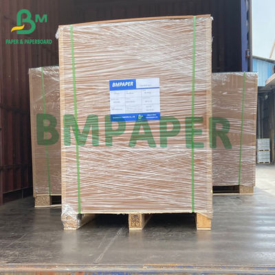 Kertas Kraft Karung Putih Dikelantang 80gsm Kekuatan Tinggi Untuk Tas OEM