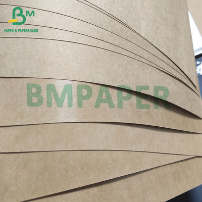 FDA Degradable Natural Brown Kraft Cup Stock Mangkuk Kertas 250gsm
