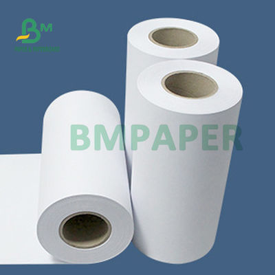 20lb Papel Plotter Inkjet Untuk Printer Format Lebar 24'' 36'' x 50m Gambar Tajam