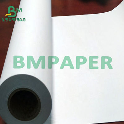 80g 30 inci High Whiteness Plotter Inkjet Papel Uncoated CAD Plotter Paper Roll