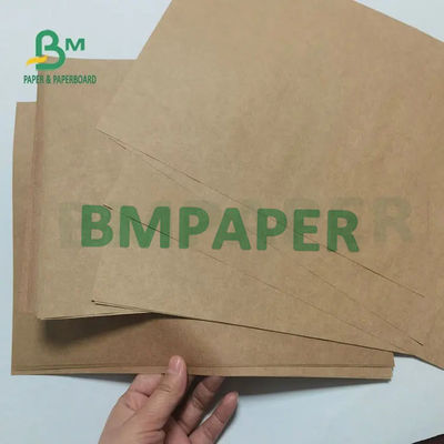 Lembaran Kertas Kraft Dark Brown Kekuatan Tinggi 80gsm 90gsm Untuk Tas Pengiriman