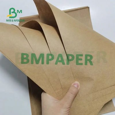 Lembaran Kertas Kraft Dark Brown Kekuatan Tinggi 80gsm 90gsm Untuk Tas Pengiriman