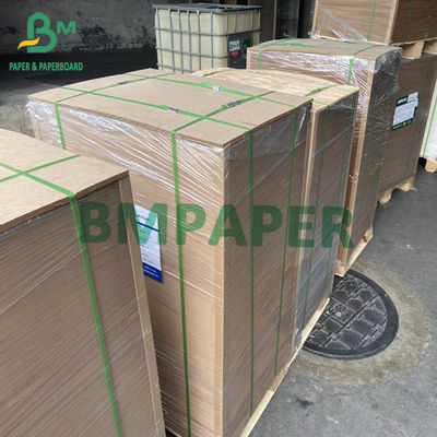 Lembaran Kertas Kraft Dark Brown Kekuatan Tinggi 80gsm 90gsm Untuk Tas Pengiriman