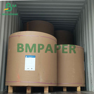 70gsm Gulungan Kertas Kraft yang Tidak Dikelantang untuk Kantong Semen 1020mm 510mm