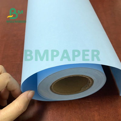Kertas Plotter CAD Biru 20LB Untuk Desain Tahan Panas 440mm X 150m