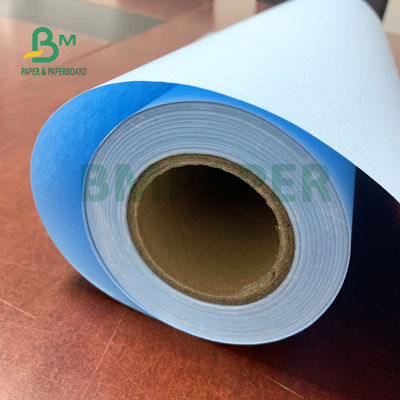 Kertas Plotter CAD Biru 20LB Untuk Desain Tahan Panas 440mm X 150m