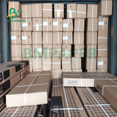 24'' X 150ft 2'' Core Blue Engineering Plotter Paper Untuk Desain 20lb
