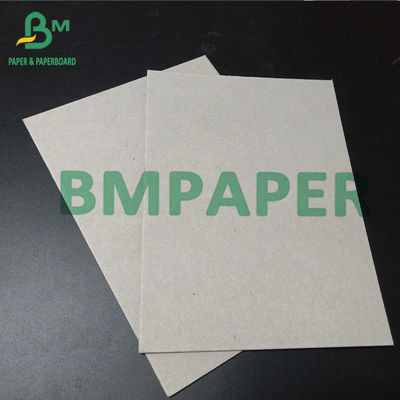 Pulp Daur Ulang 0.4mm - 2mm Tebal Dua Sisi Papan Kertas Abu-abu Untuk Folder