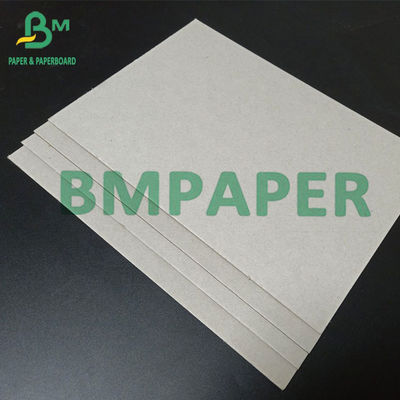 Pulp Daur Ulang 0.4mm - 2mm Tebal Dua Sisi Papan Kertas Abu-abu Untuk Folder