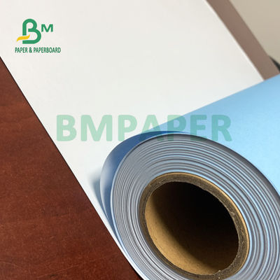 30'' X 150ft 2'' Core Satu Sisi Biru Kertas Bond CAD 20lb Kelancaran