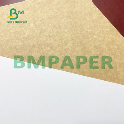 325GSM Dilapisi Papan Kraft Putih Dengan Coklat Kembali Untuk Kotak Makanan Ringan