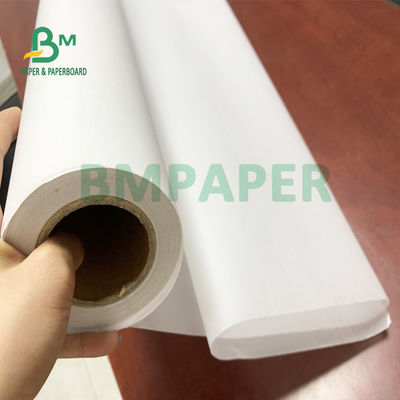 48gsm 36'' X 100m CAD Plotter Marker Paper Untuk Industri Datar Dan Halus