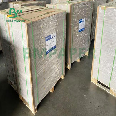 1600gsm Gloss Finish 2 Sisi Papan Jerami Belakang Abu-abu 508mm X 860mm